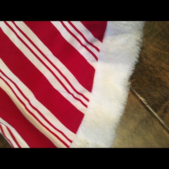 Bonnie 12M Candy Cane Christmas Holiday Dress bow - Picture 5 of 6
